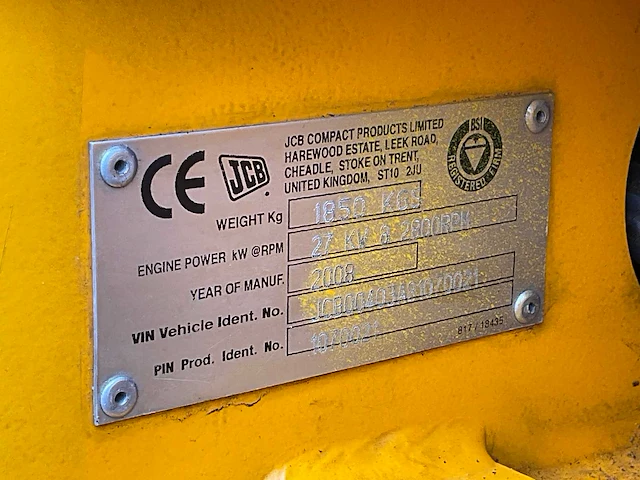 2008 jcb 403 shovel - afbeelding 16 van  23
