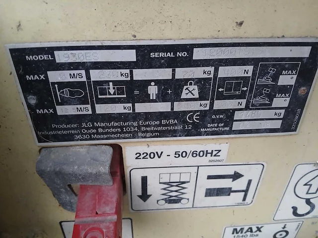 2008 jlg 1930es hoogwerker - afbeelding 6 van  6