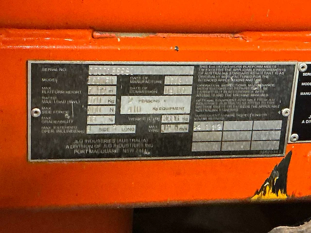 2008 jlg 260mrt hoogwerker - afbeelding 10 van  18