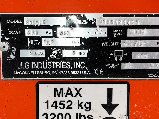 2008 jlg 3369le hoogwerker - afbeelding 26 van  32