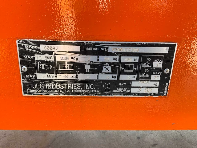 2008 jlg 600aj telescoophoogwerker - afbeelding 51 van  51
