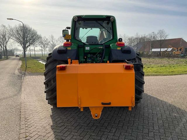 2008 john deere 6830 premium vierwielaangedreven landbouwtractor met maaiarm - afbeelding 2 van  49