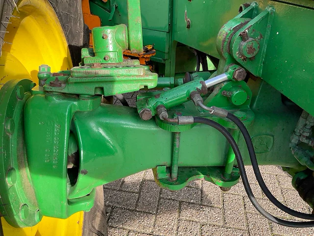 2008 john deere 6830 premium vierwielaangedreven landbouwtractor met maaiarm - afbeelding 11 van  49