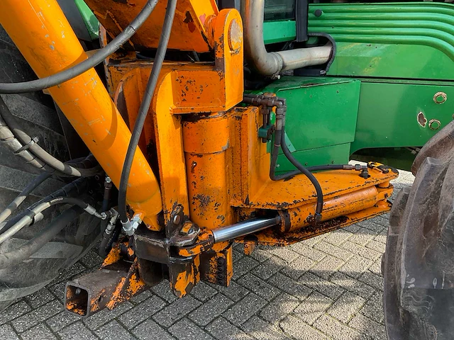 2008 john deere 6830 premium vierwielaangedreven landbouwtractor met maaiarm - afbeelding 14 van  49