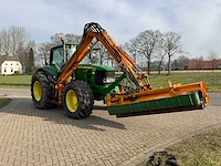 2008 john deere 6830 premium vierwielaangedreven landbouwtractor met maaiarm - afbeelding 34 van  49