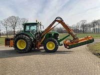 2008 john deere 6830 premium vierwielaangedreven landbouwtractor met maaiarm - afbeelding 45 van  49