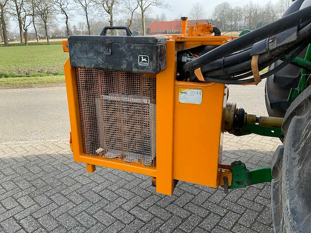 2008 john deere 6830 premium vierwielaangedreven landbouwtractor met maaiarm - afbeelding 48 van  49