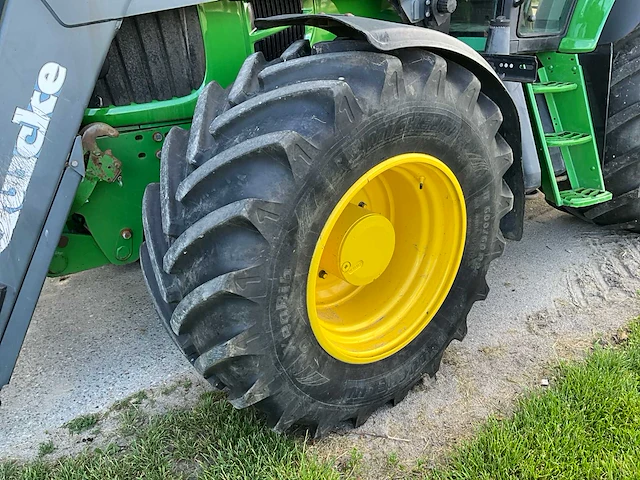 2008 john deere 6830 vierwielaangedreven landbouwtractor met voorlader - afbeelding 10 van  41