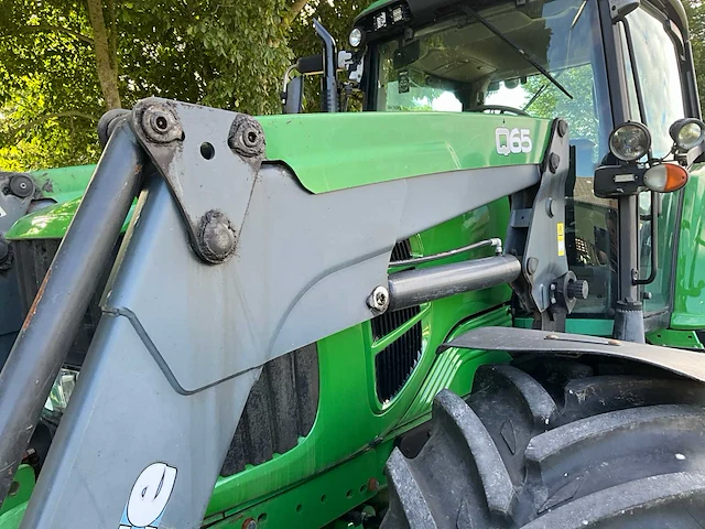 2008 john deere 6830 vierwielaangedreven landbouwtractor met voorlader - afbeelding 19 van  41