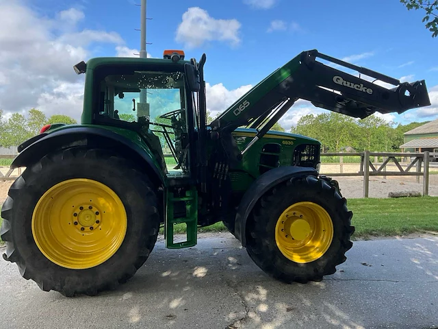 2008 john deere 6830 vierwielaangedreven landbouwtractor met voorlader - afbeelding 40 van  41