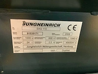 2008 jungheinrich eks110 orderpicker met accu van 2024 - afbeelding 4 van  19