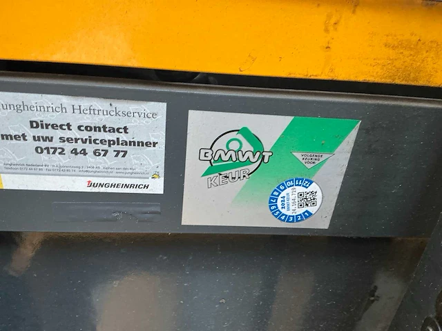 2008 jungheinrich stapelaar - afbeelding 8 van  11
