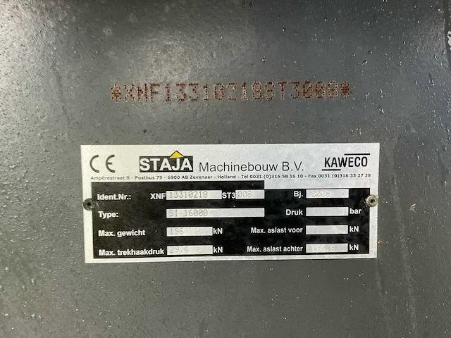 2008 kaweco si16000 double twin shift 16m3 mesttank - afbeelding 11 van  22