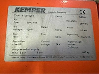 2008 kemper system 8000 model: 810550250 lasdampafzuiginstallatie 5500m3/h - afbeelding 15 van  15