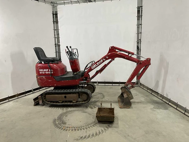 2008 komatsu galeo pc09-1 minigraaf machine - afbeelding 10 van  31