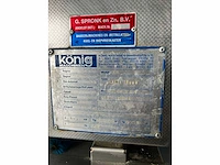 2008 könig mini rex 4000 opbolmachine / klein brood machine / kopmachine - afbeelding 10 van  18