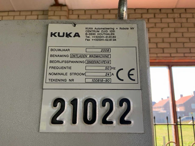 2008 kuka kr 360 l 280-2 6 industriële robot - afbeelding 8 van  22