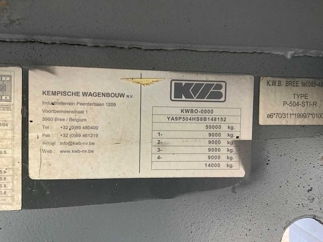 2008 kwb p-504-sti-h oplegger - afbeelding 22 van  43