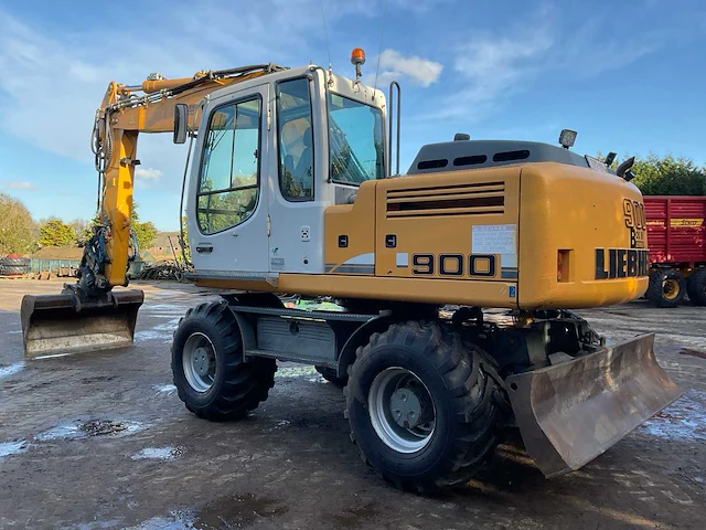 2008 liebherr a900c litronic banden graafmachine - afbeelding 12 van  29