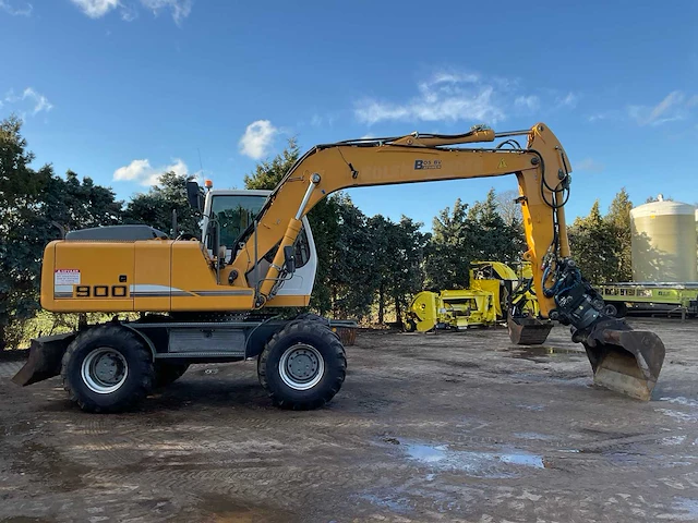 2008 liebherr a900c litronic banden graafmachine - afbeelding 25 van  29