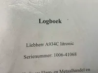 2008 liebherr a934c litronic overslagkraan - afbeelding 30 van  37