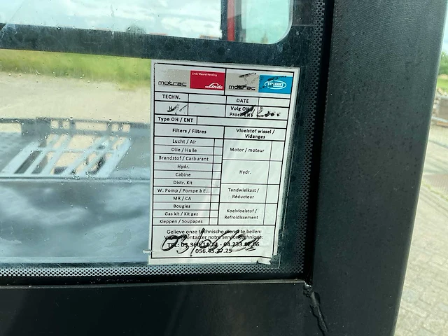 2008 linde p250 utility tractor - afbeelding 15 van  24