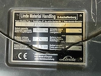 2008 linde t16 elektrische palletwagen - afbeelding 5 van  13
