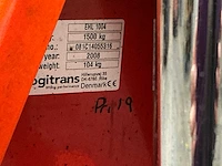 2008 logitrans hoogheffer elektrische palletwagen - afbeelding 4 van  12