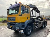 2008 man tga 26.440 6x6 bb container vrachtwagen met autolaadkraan