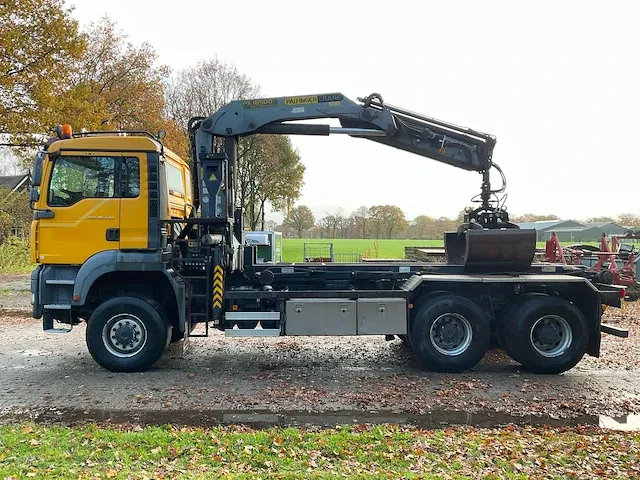2008 man tga 26.440 6x6 bb container vrachtwagen met autolaadkraan - afbeelding 70 van  71