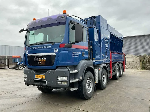 2008 man tgs 41.440 8x4 grondzuigwagen - afbeelding 1 van  60