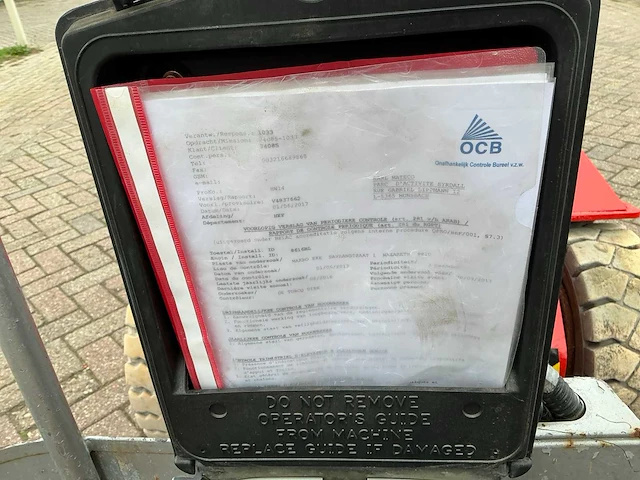 2008 manitou 105vjr2 hoogwerker - afbeelding 7 van  17