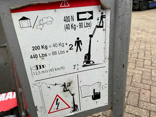 2008 manitou 105vjr2 hoogwerker - afbeelding 8 van  17