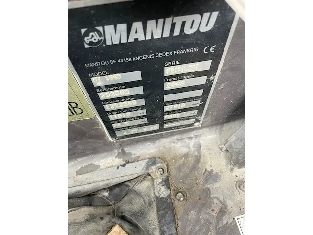 2008 manitou mt1840 verreiker - afbeelding 8 van  16
