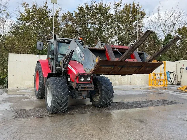 2008 massey ferguson 6455 dyna-6 vierwielaangedreven landbouwtractor - afbeelding 12 van  28