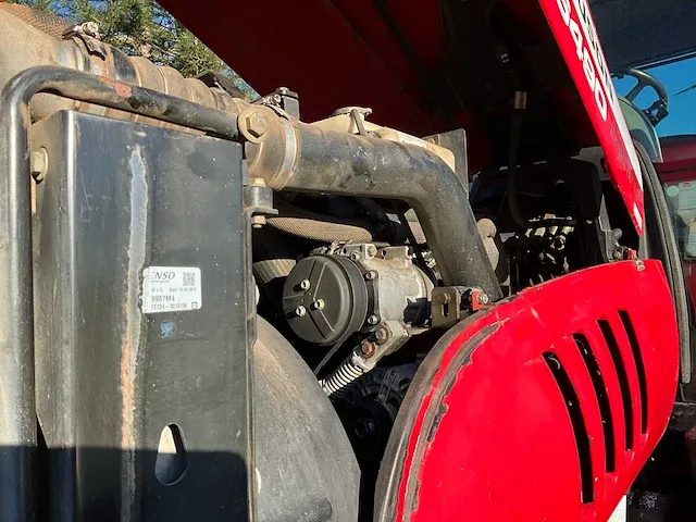 2008 massey ferguson 6490 dyna-6 vierwielaangedreven landbouwtractor - afbeelding 11 van  33