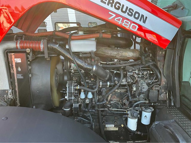 2008 massey ferguson 7480 dyna-vt vierwielaangedreven landbouwtractor t-68-djg - afbeelding 8 van  38