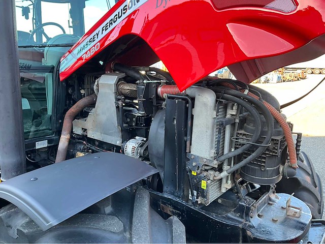 2008 massey ferguson 7480 dyna-vt vierwielaangedreven landbouwtractor t-68-djg - afbeelding 9 van  38