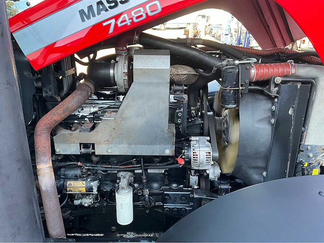 2008 massey ferguson 7480 dyna-vt vierwielaangedreven landbouwtractor t-68-djg - afbeelding 10 van  38
