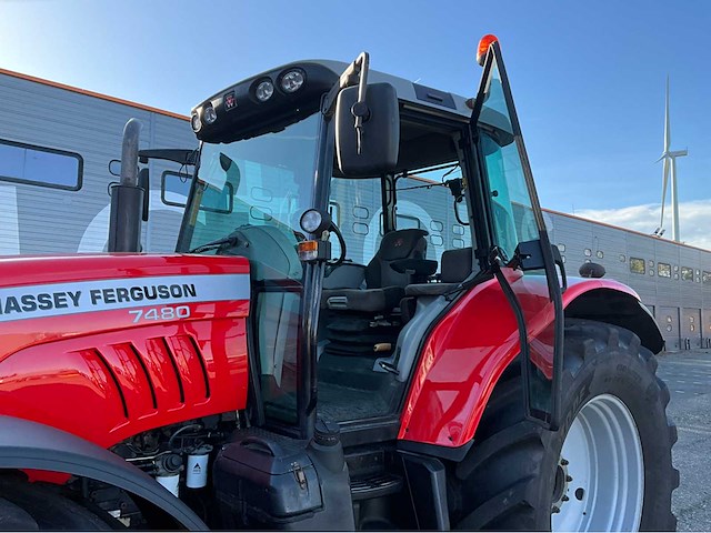 2008 massey ferguson 7480 dyna-vt vierwielaangedreven landbouwtractor t-68-djg - afbeelding 21 van  38