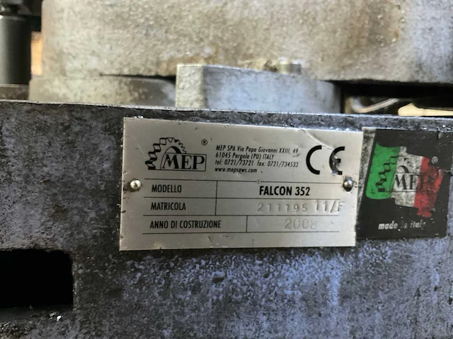 2008 mep falcon 352 afkortcirkelzaagmachine - afbeelding 3 van  14