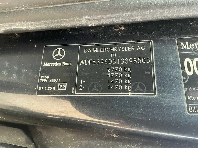2008 mercedes-benz vito bedrijfswagen - afbeelding 24 van  30