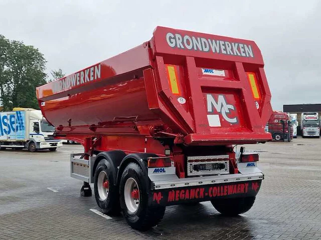 2008 mol k85f/20t/37al/1 oplegger met kipper - afbeelding 19 van  25