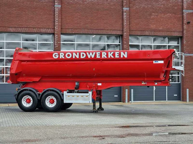2008 mol k85f/20t/37al/1 oplegger met kipper - afbeelding 21 van  25