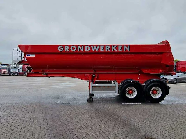 2008 mol k85f/20t/37al/1 oplegger met kipper - afbeelding 22 van  25