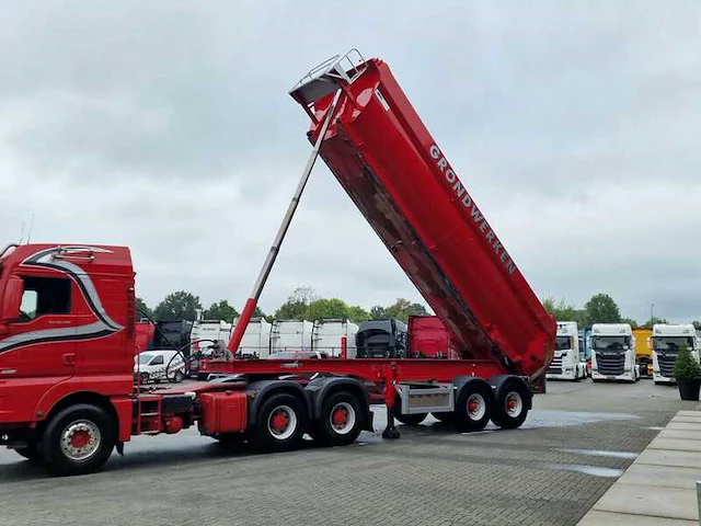 2008 mol k85f/20t/37al/1 oplegger met kipper - afbeelding 23 van  25