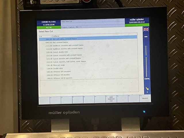 2008 müller rb 650 / 1200 / 6 7-assige plasma pijpprofielsnijmachine - afbeelding 20 van  26