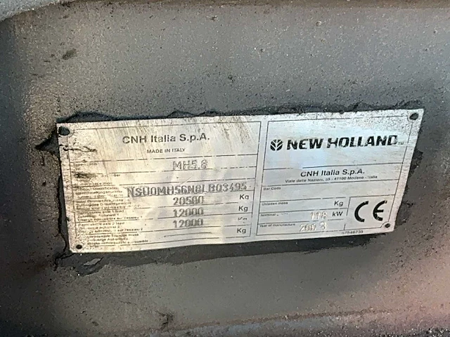 2008 new holland mh 5.6 banden graafmachine - afbeelding 36 van  43