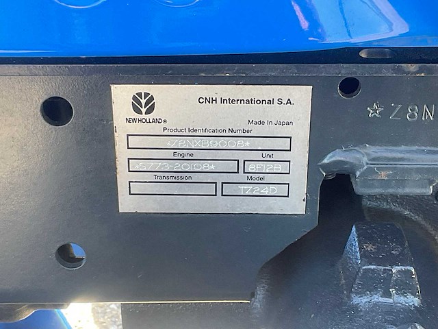 2008 new holland tz24d gazonmaaier - afbeelding 14 van  21