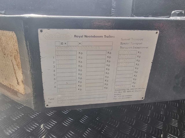 2008 nooteboom mco 48-03 oplegger - afbeelding 16 van  24